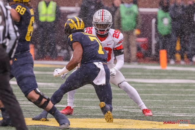 Ohio State cornerback Denzel Burke prepares to follow up his stellar freshman campaign in 2022. 