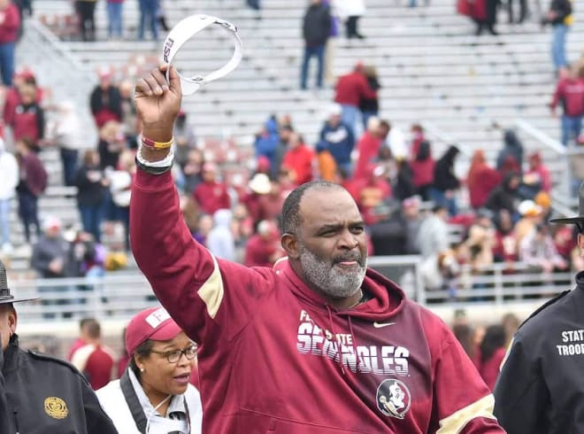 Odell Haggins has been a football assistant coach for 26 years at Florida State.