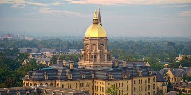 Notre Dame is seeking its first win over No. 1 in 27 years.