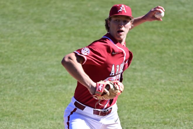 Freshman left-hander Hagen Smith threw six scoreless innings Saturday afternoon.