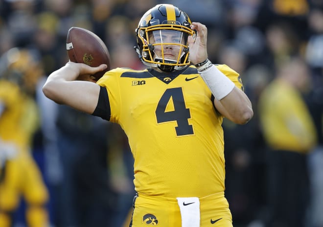 Iowa quarterback Nate Stanley's numbers are very different in certain situations.
