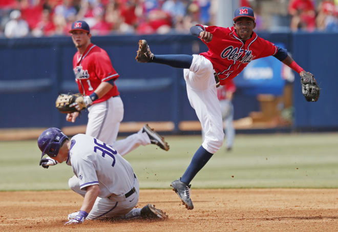 Errol Robinson is back for his third season as Ole Miss' starting shortstop. 