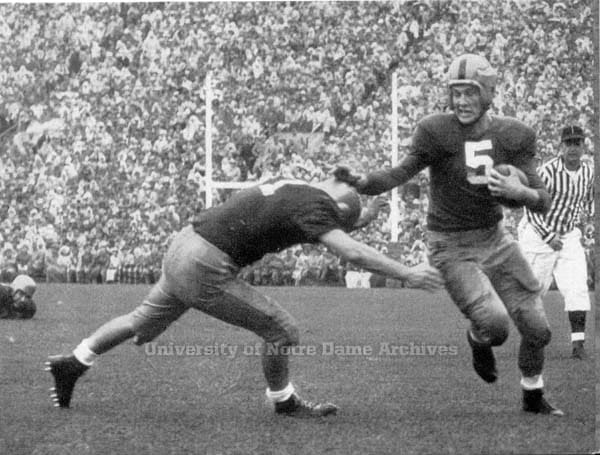 Hornung led Notre Dame in seven different categories in 1956 before becoming the No. 1 NFL pick.