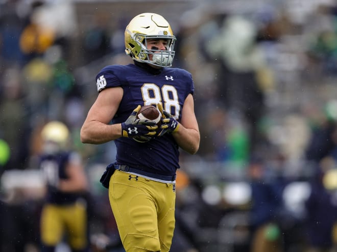 Notre Dame TE Mitchell Evans has chance to step out of sidekick role in ...