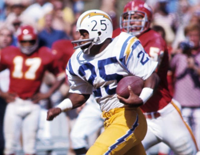 Legendary SMU Mustang and San Diego Charger, Jerry LeVias