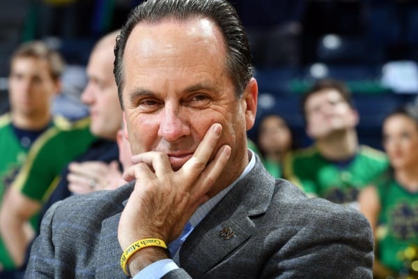 Mike Brey and the Irish travel to Louisville on Saturday for a 2 p.m. matchup with the Cardinals. 