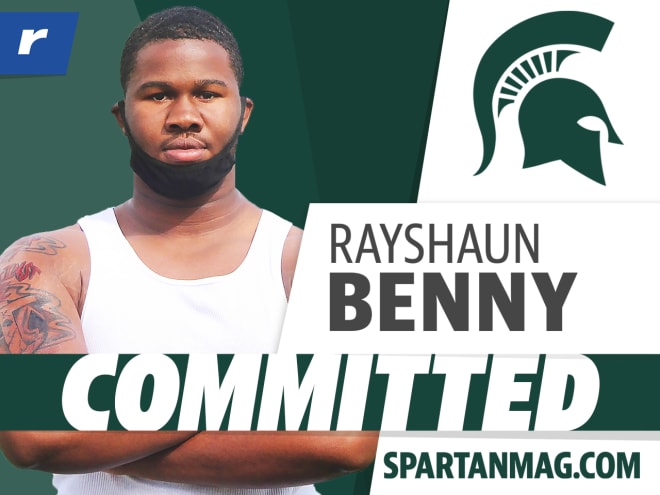Four-star Rayshaun Benny has committed to Michigan State