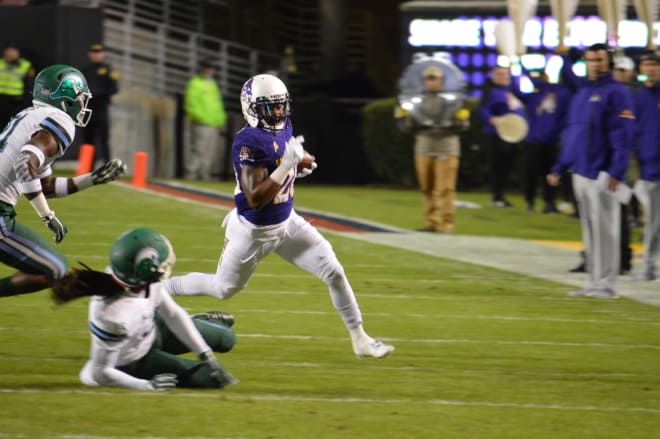 ECU running back Hussein Howe ran for 108 yards last week against Tulane and hopes that continues.