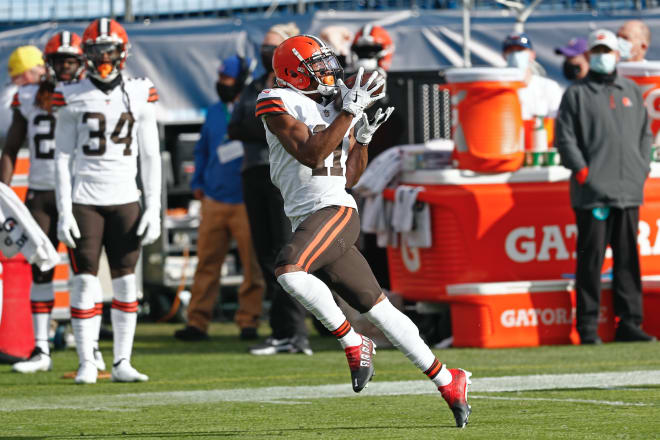 Cleveland Browns wideout and former Michigan Wolverines football star Donovan Peoples-Jones