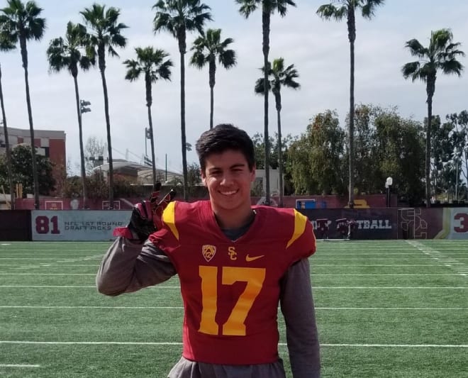 WR Logan Loya recounts 'really cool moment' receiving USC offer ...
