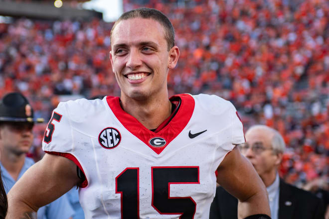 Kirby Smart likes Carson Beck's progression, but there's still more work to do.