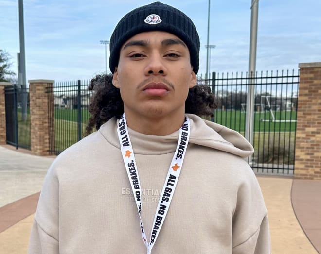 Notre Dame football hosted Tanook Hines, pictured above, on an unofficial visit Saturday. Hines enjoyed his first trip to campus and has locked in an official visit date with the Irish.