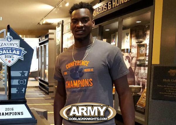 Big time WR Michael Roberts during his official visit to Army West Point