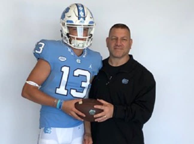 Highly regarded  2021 QB Garrett Nussmeier camped at UNC on Sunday and loved working with Phil Longo.