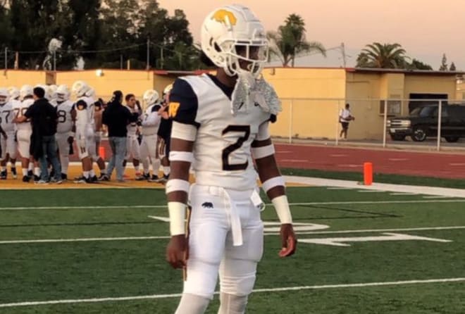 Notre Dame cornerbacks coach Todd Lyght extended a new offer in California last week.