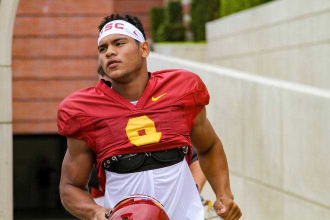 Former USC wide receiver CJ Williams is headed to Wisconsin. 