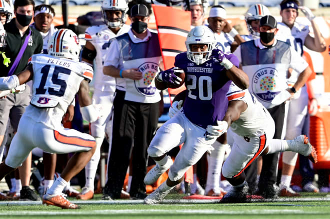 Northwestern running back Cam Porter (Getty Images)