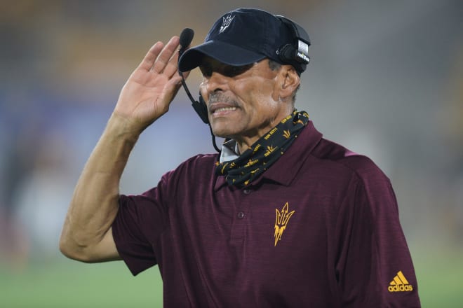 Arizona State fired fifth-year head coach Herm Edwards on Sunday.