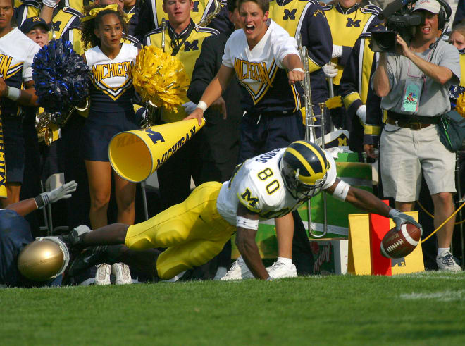 Throughout his Michigan career, Edwards compiled 17 games with at least 100 yards receiving, a school record.