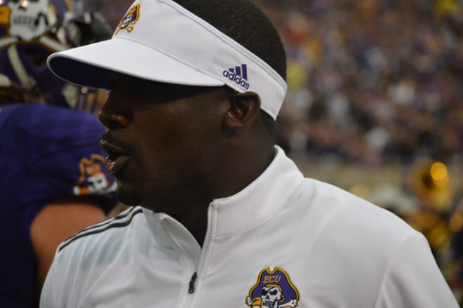 Second year ECU head football coach Scottie Montgomery hopes to be ready for USF on Saturday.