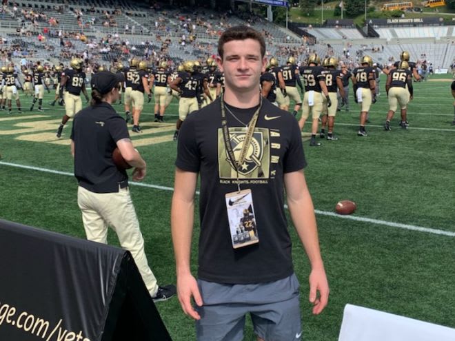 Safety prospect Collin Matteson is joining the Black Knights 2022 recruiting class