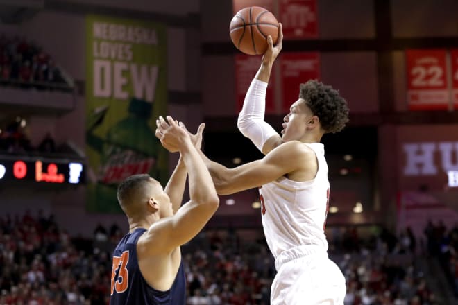 Isaiah Roby scored a career-high 20 points with eight rebounds to help Nebraska cruise to victory on Saturday.