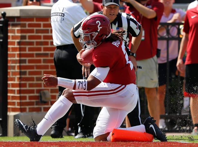 Former Channelview QB Jalen Hurts did his part in helping Alabama