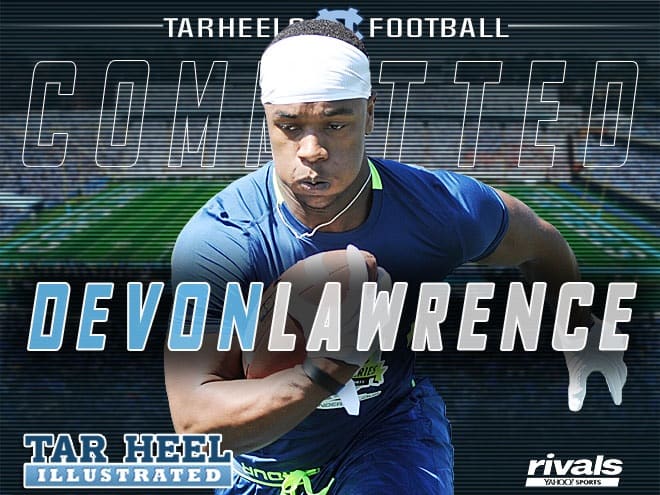 4-Star instate running back Devon Lawrence announced Friday night he will be a Tar Heel.