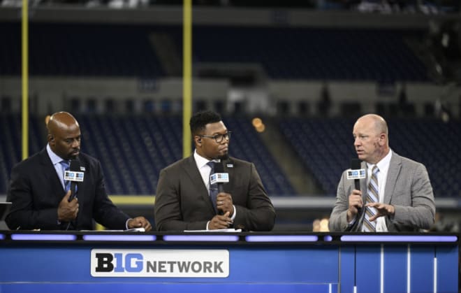 Jeff Brohm speaks at Big Ten media days Credit: Big Ten Conference