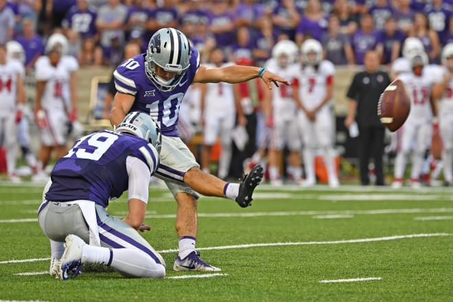 Blake Lynch returns at kicker for the Wildcats.