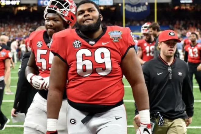 Jamaree Salyer Offensive Guard Georgia