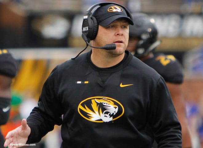 Missouri coach Barry Odom spoke to reporters at the SEC Media Days Wednesday.