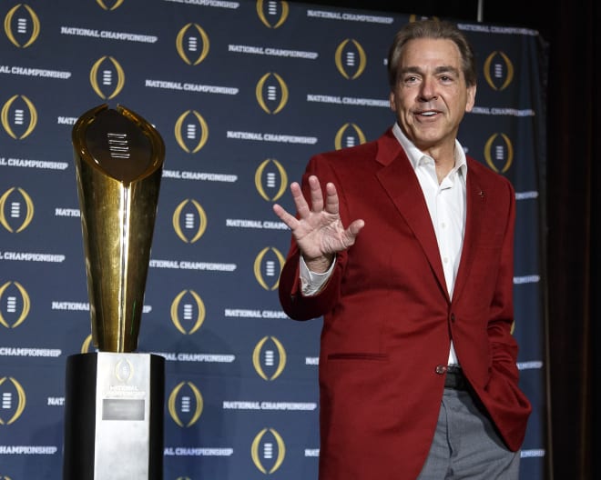 Alabama head coach Nick Saban. Photo | Getty Images 