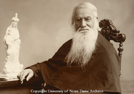 Father Sorin's spirit kept Notre Dame going during the most difficult times.
