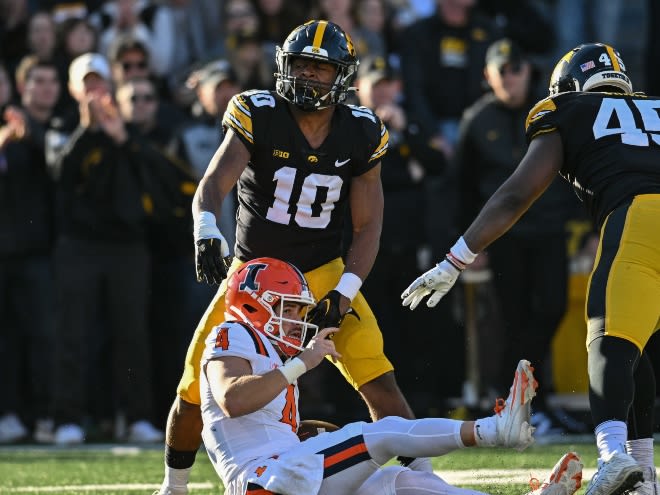 Linebacker Nick Jackson will return to the Iowa defense in 2024. 