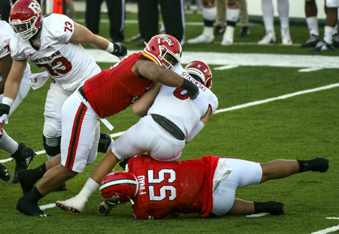 Maryland defensive tackle Mosiah Nasili-Kite