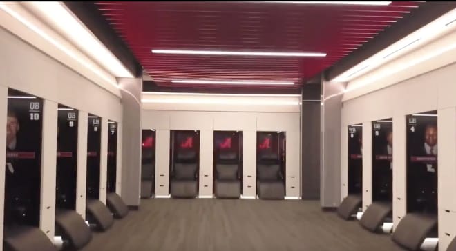 Alabama Football New Locker Rooms