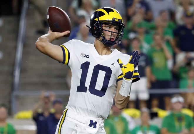 Head coach Jim Harbaugh has noted this preseason he expects both McCaffrey and senior starter Shea Patterson to play in every game. 