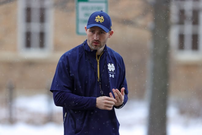 Special teams coordinator Brian Mason leaves Notre Dame for