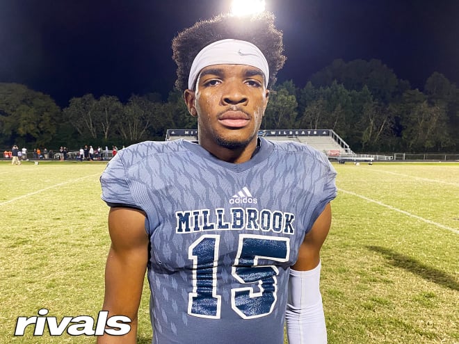NC State was the first college to offer Raleigh Millbrook junior wide receiver Nathan Leacock.