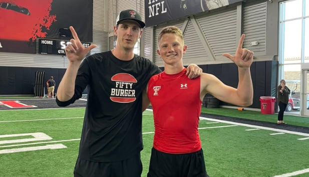 2024 Hutto QB Will Hammond with OC Zach Kittley