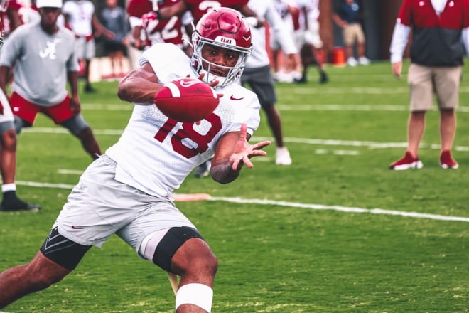 Alabama receiver Shazz Preston. Photo | Alabama Athletics 