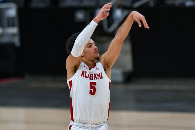 Alabama basketball guard Jaden Shackelford. Photo | Getty Images 