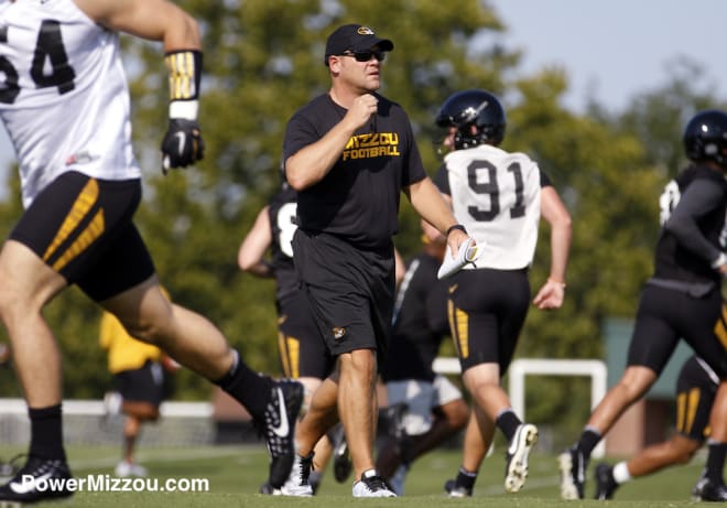 Missouri head coach Barry Odom said the team has mostly solidified its starting lineup.