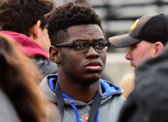 In-state running back Keontae Luckett visited Iowa for their season finale in November.