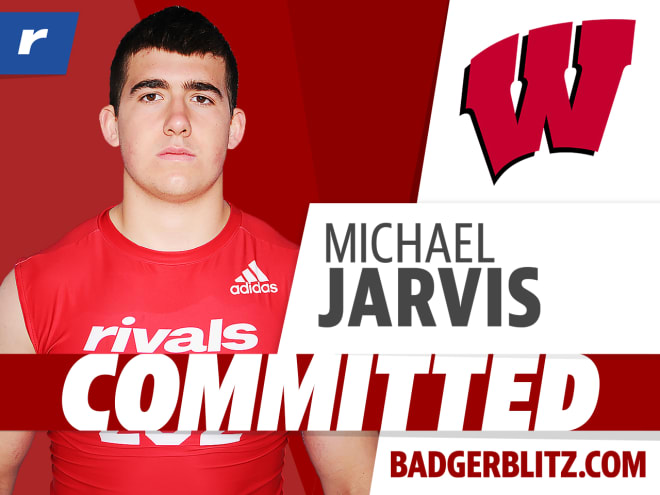 Two-star defensive end Michael Jarvis announced his commitment to Wisconsin on Wednesday. 
