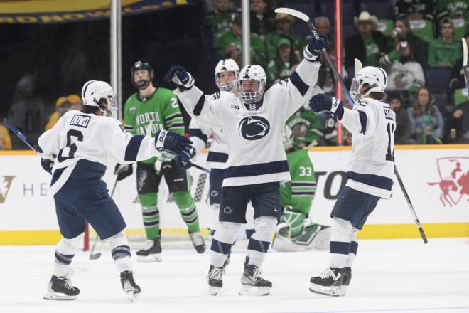 Penn State Nittany Lions hockey took down No. 6 North Dakota Saturday.