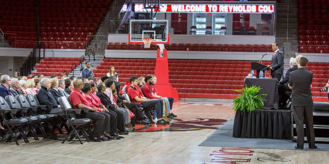 Prominent Wolfpack Club boosters, the team and media were among those in attendance. 