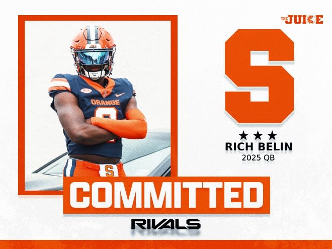 2025 quarterback Rich Belin is committed to Syracuse