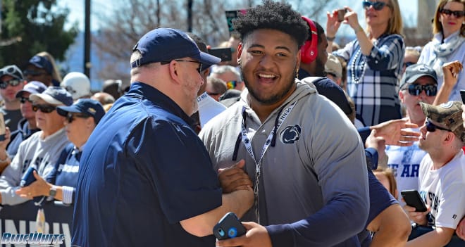 Penn State commit RJ Adams will be back in State College Saturday.